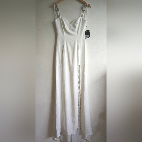 Ieena for Mac Duggal, Sweetheart Evening Gown w/Rhinestones, Ivory, Size 2, NWT! - Picture 4 of 12